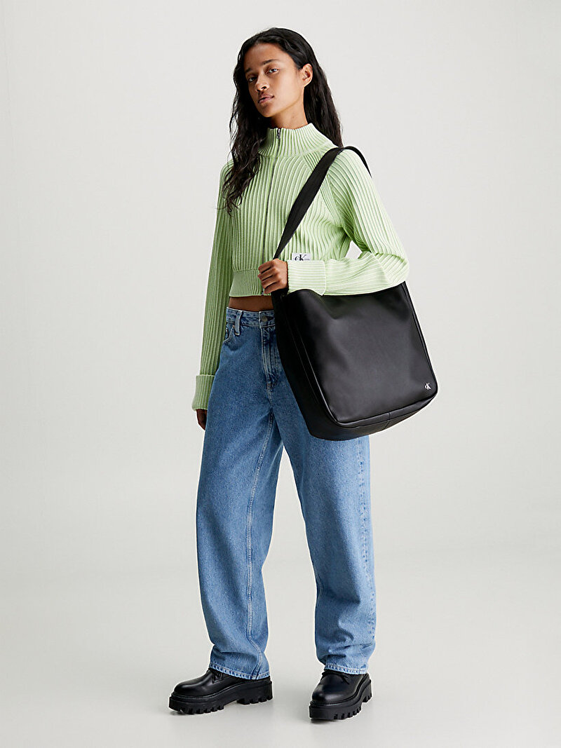 Calvin Klein Siyah Renkli Kadın Block Shopper Çanta