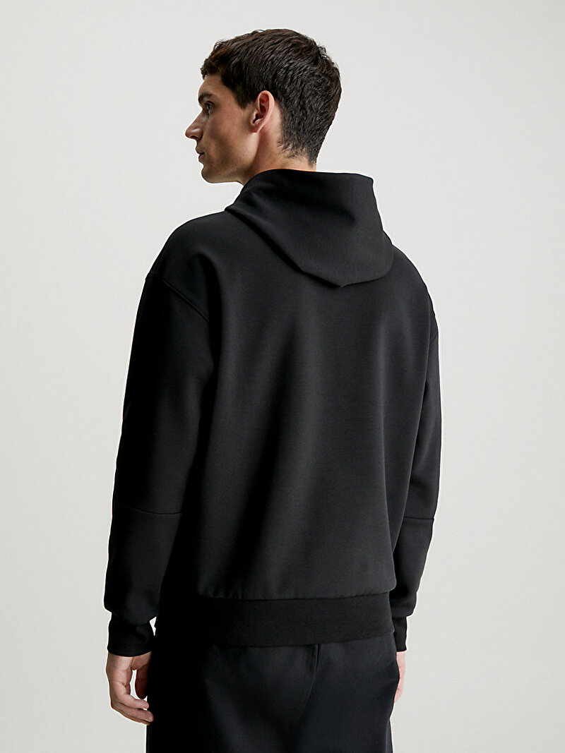 Calvin Klein Siyah Renkli Erkek Comfort Debossed Logo Sweatshirt