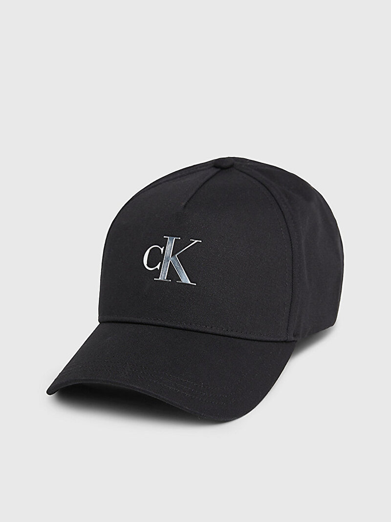 Calvin Klein Siyah Renkli Kadın Minimal Monogram Şapka