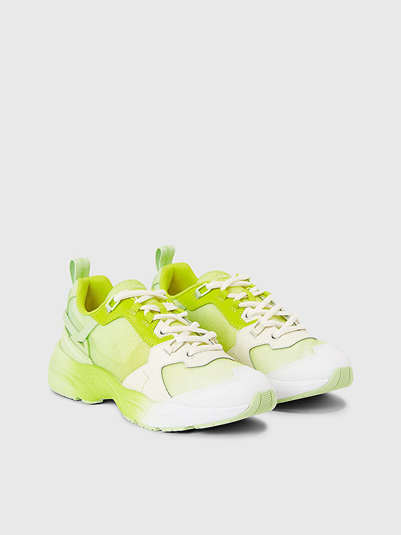 Calvin Klein Yeşil Renkli Kadın Retro Tennis Sneaker