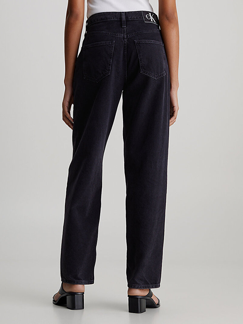 Calvin Klein Siyah Renkli Kadın 90's Straight Jean Pantolon