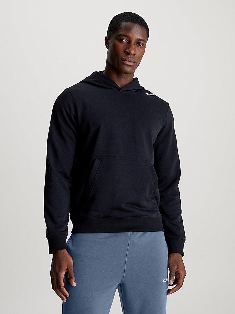 Calvin Klein Siyah Renkli Erkek Hoodie Sweatshirt
