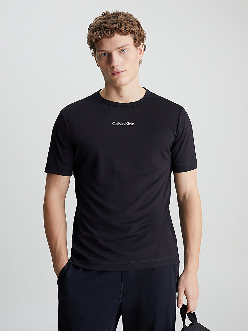 Calvin Klein Siyah Renkli Erkek Performance T-Shirt