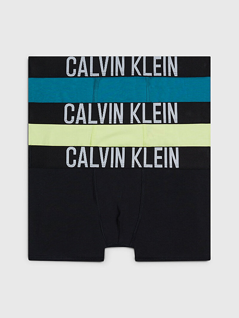 Calvin Klein Çok renkli Renkli Erkek Çocuk 3'Lü Trunk Boxer