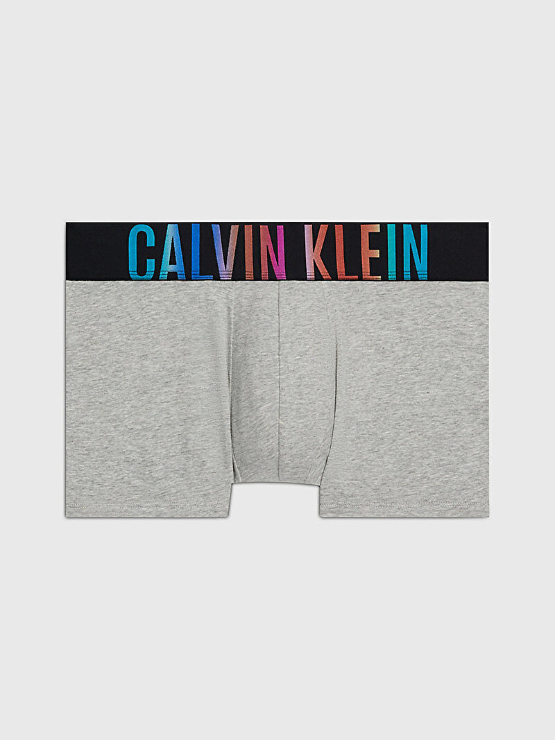Calvin Klein Gri Renkli Erkek Trunk Boxer