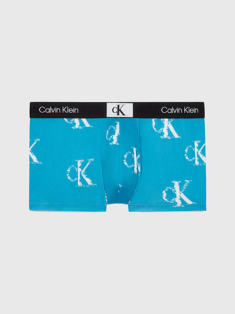 Calvin Klein Mavi Renkli Erkek Low Rise Trunk Boxer