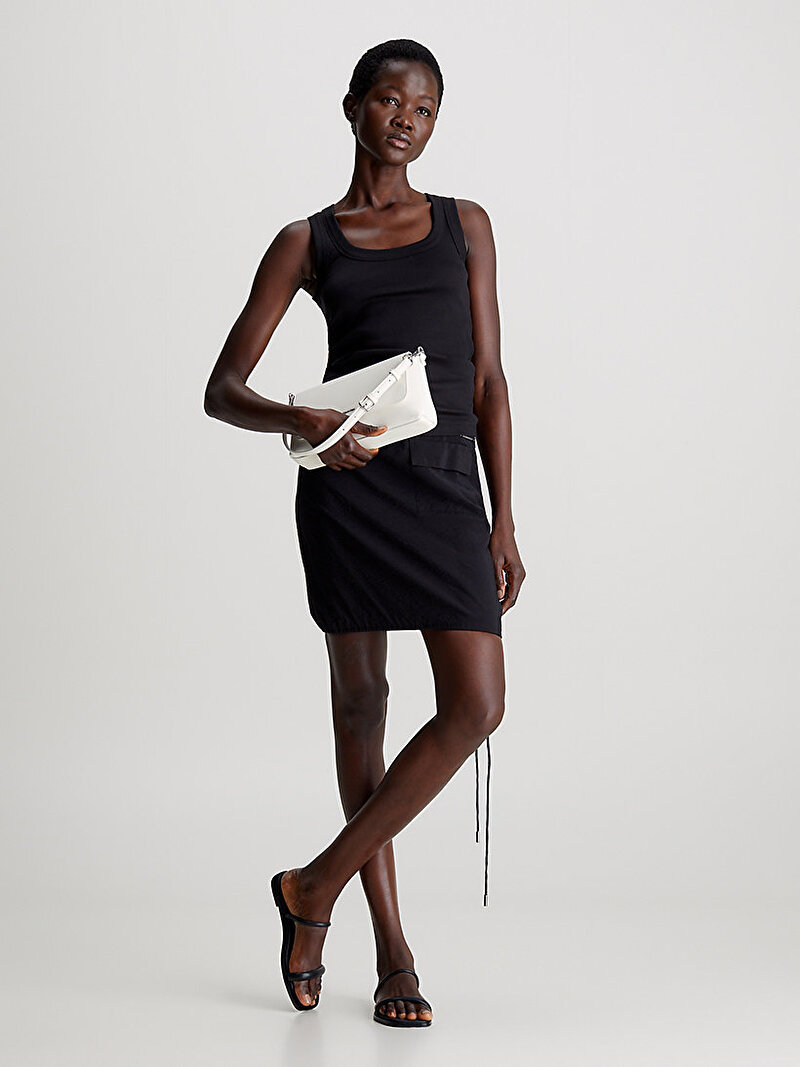 Calvin Klein Beyaz Renkli Kadın Ck Must Omuz Çantası