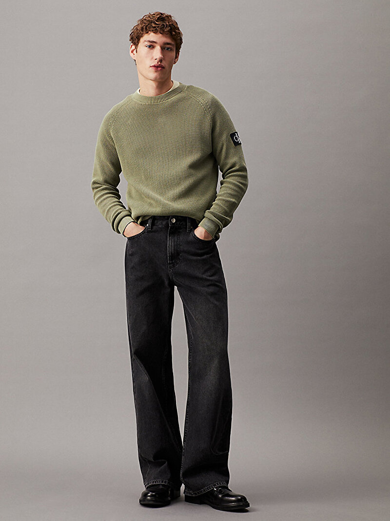 Calvin Klein Siyah Renkli Erkek 90's Loose Jean Pantolon