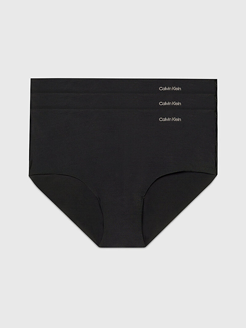 Calvin Klein Siyah Renkli Kadın 3'Lü Hipster Külot