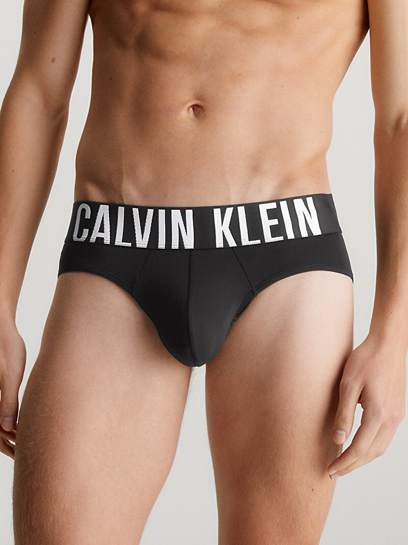 Calvin Klein Siyah Renkli Erkek 3'Lü Hip Brief Slip Külot