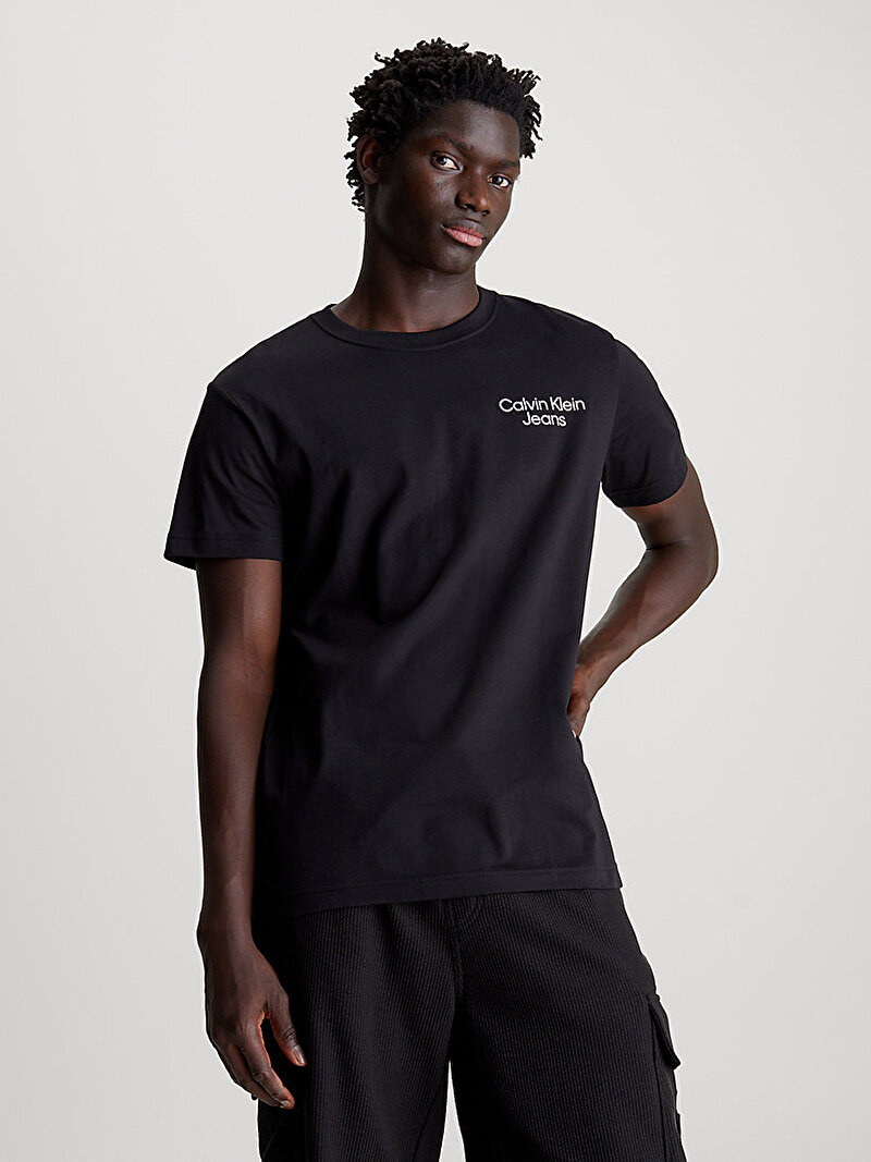 Calvin Klein Siyah Renkli Erkek Eclipse Graphic T-Shirt