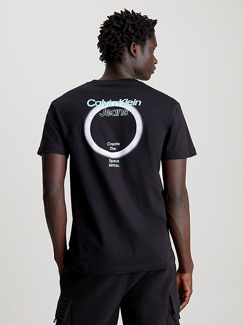 Calvin Klein Siyah Renkli Erkek Eclipse Graphic T-Shirt
