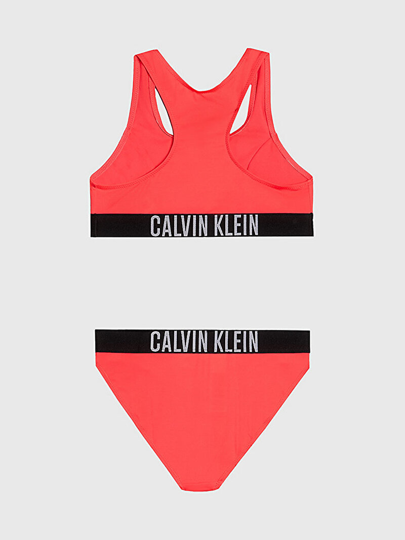 Calvin Klein Kırmızı Renkli Kız Çocuk Bralet Bikini Set