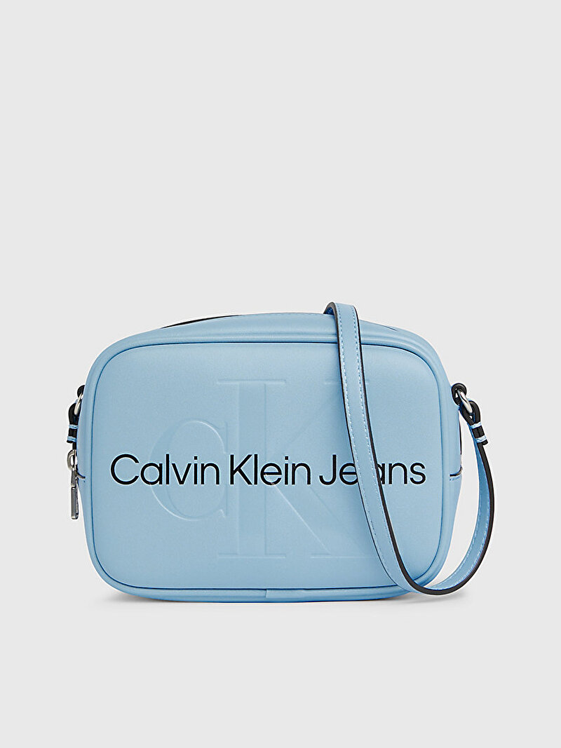 Calvin Klein Mavi Renkli Kadın Sculpted Camera Çanta