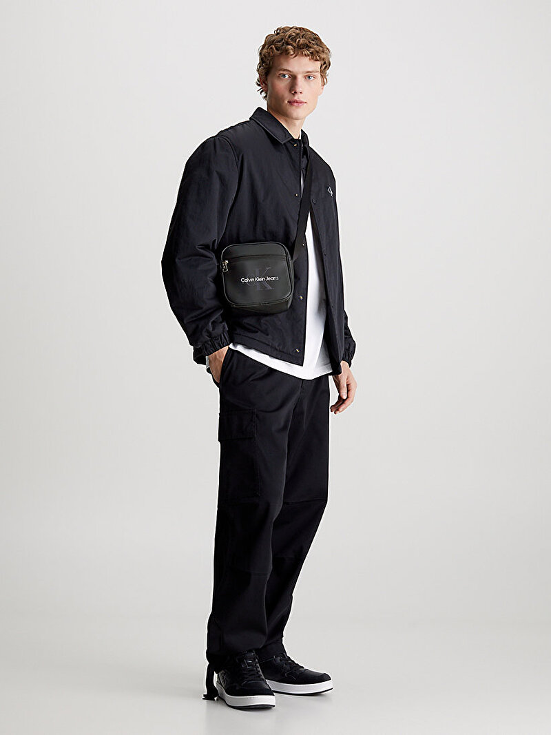 Calvin Klein Siyah Renkli Erkek Monogram Soft Camera Çanta