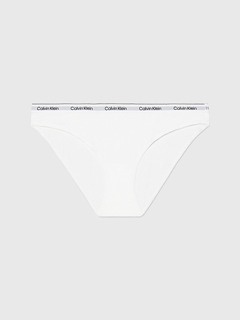 Calvin Klein Beyaz Renkli Kadın Bikini Külot
