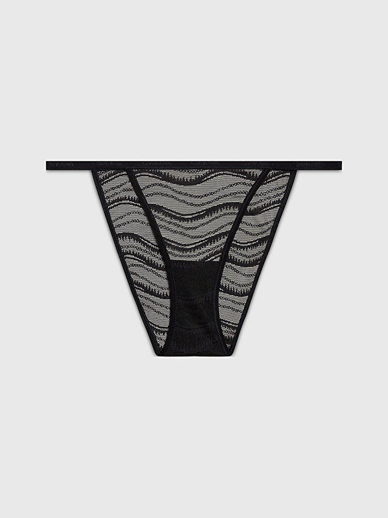 Calvin Klein Siyah Renkli Kadın String Bikini Külot