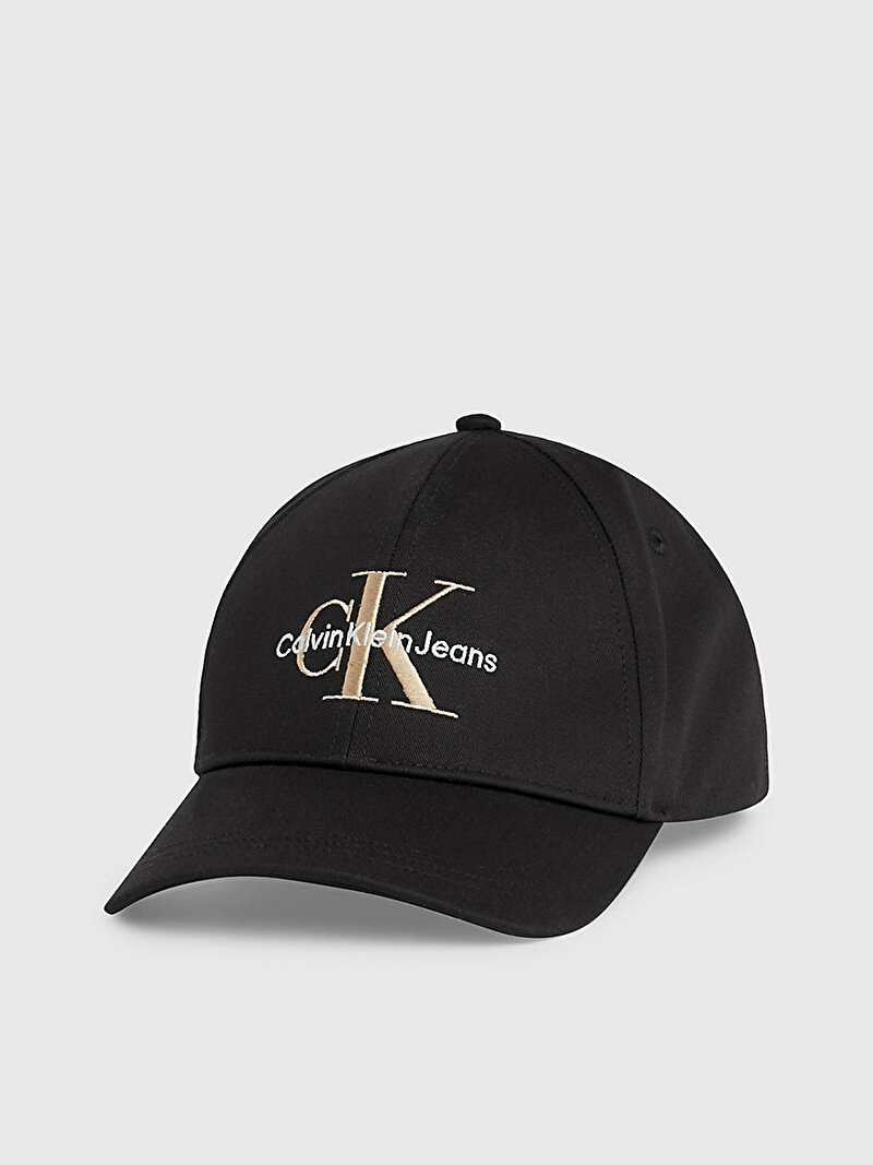 Calvin Klein Siyah Renkli Erkek Monogram Şapka