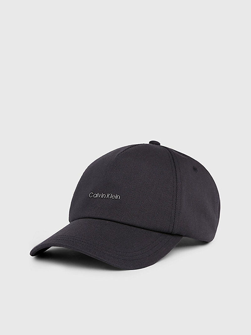 Calvin Klein Siyah Renkli Kadın Metal Lettering Şapka