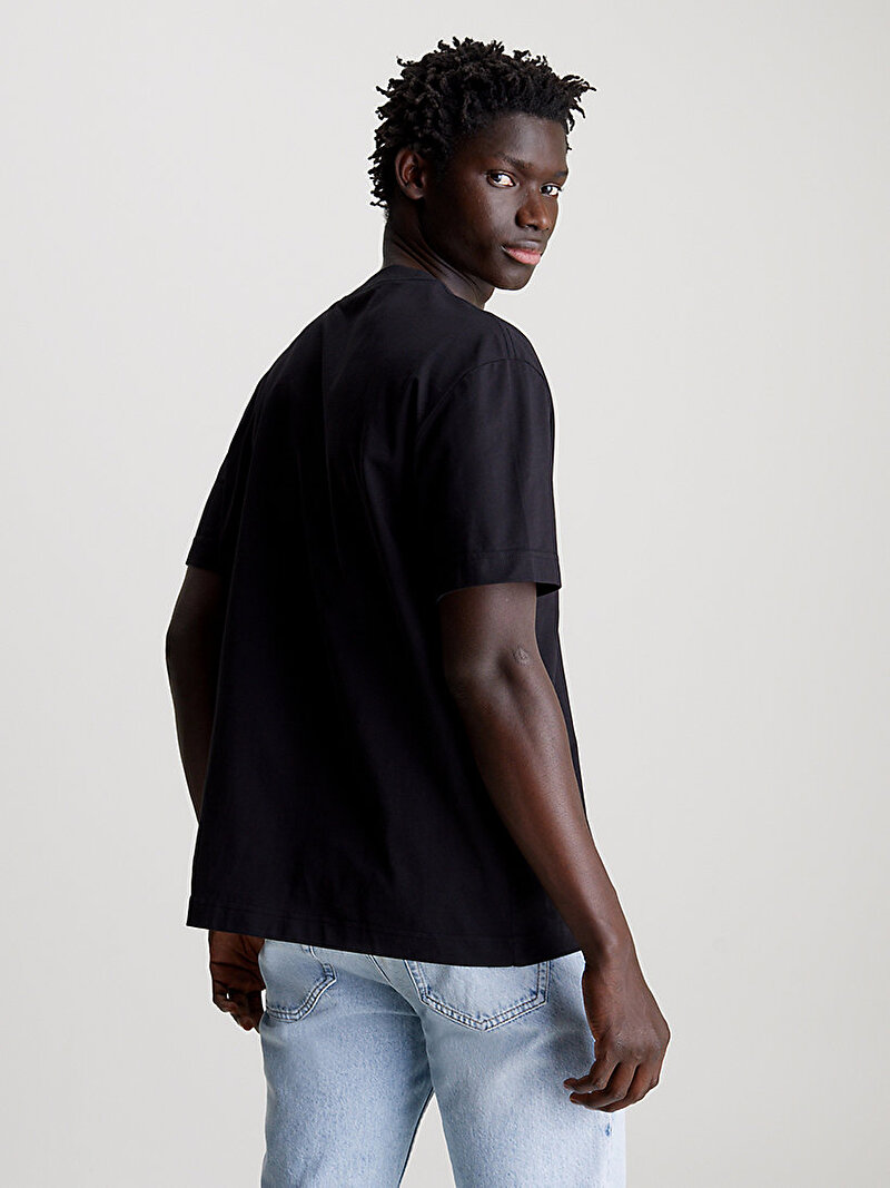 Calvin Klein Siyah Renkli Erkek Photo Print T-Shirt