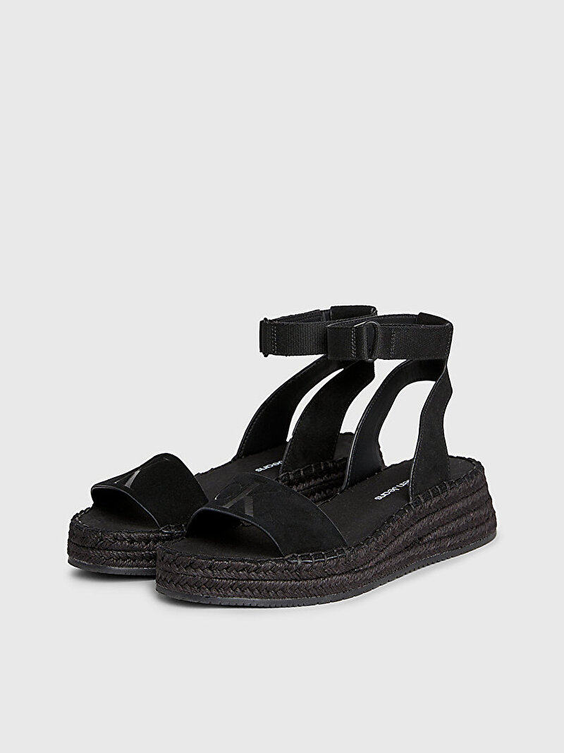 Calvin Klein Siyah Renkli Kadın Sporty Wedge Sandalet