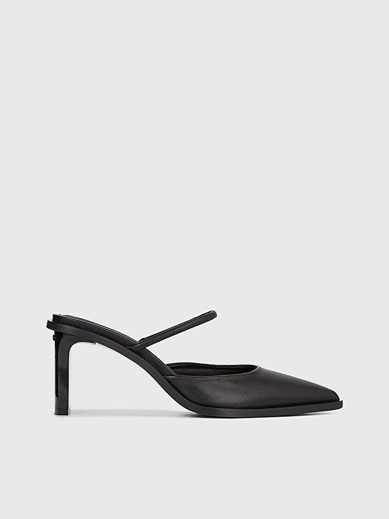 Calvin Klein Siyah Renkli Kadın Padded Curved Topuklu Ayakkabı