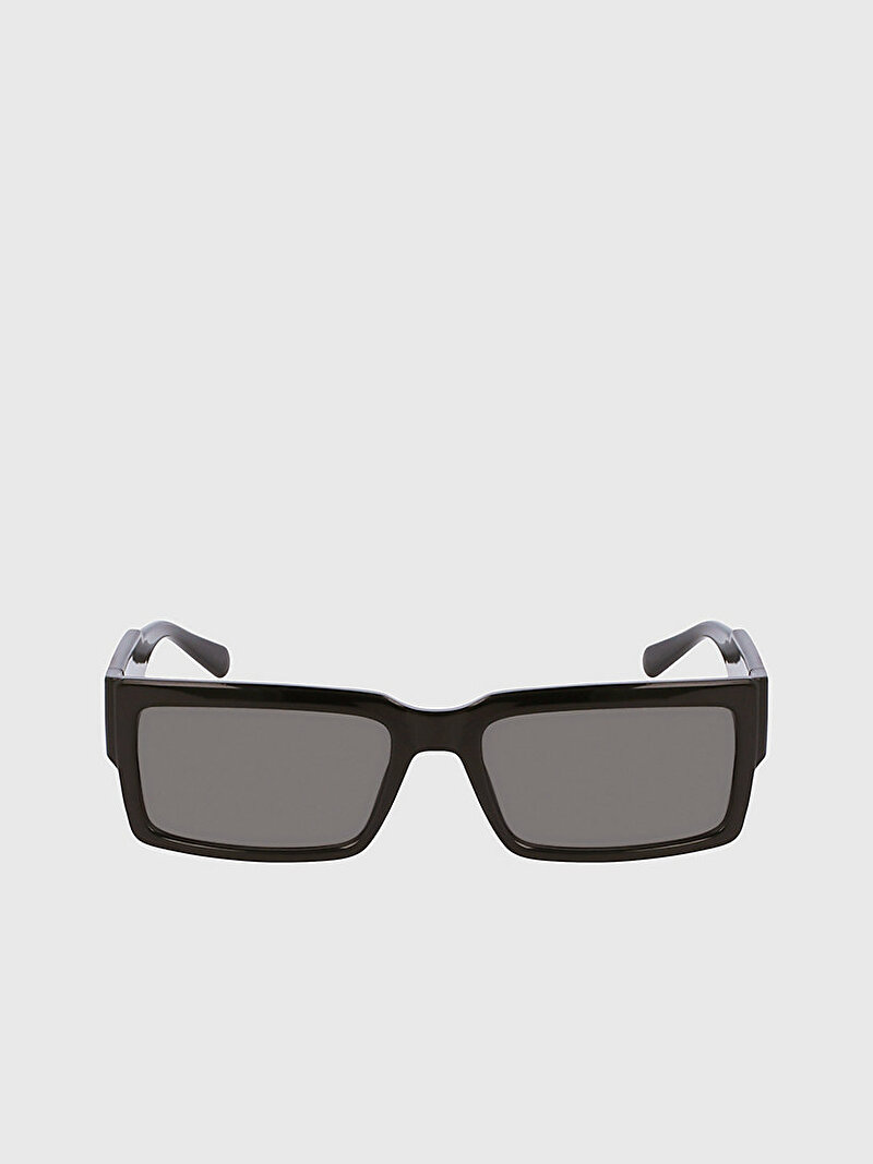 Calvin Klein Siyah Renkli Erkek Rectangle Güneş Gözlüğü