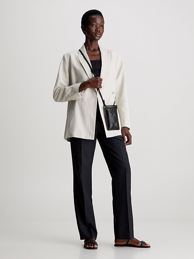 Calvin Klein Siyah Renkli Kadın Quilt Telefon Çantası