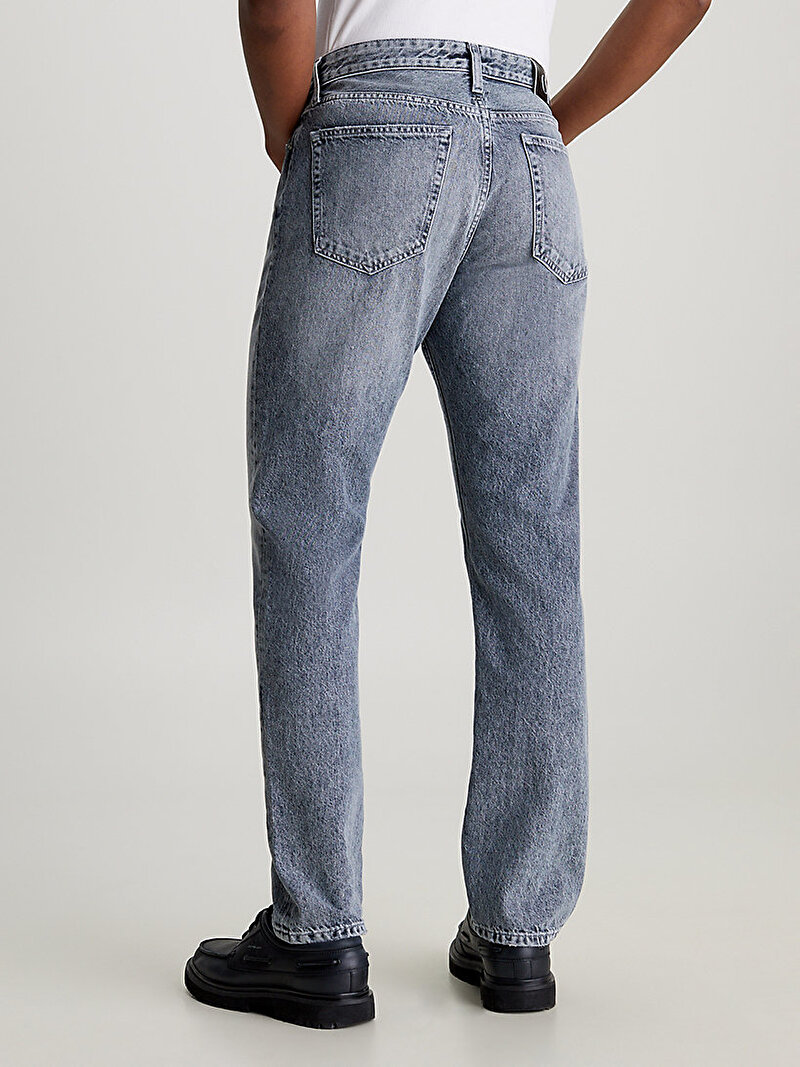 Calvin Klein Gri Renkli Erkek Authentic Straight Jean Pantolon