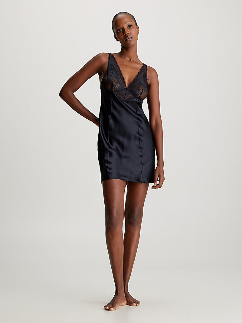 Calvin Klein Siyah Renkli Kadın Kombinezon