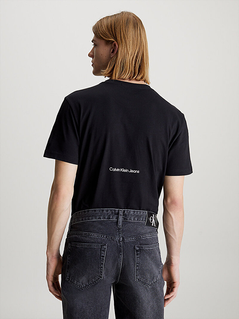 Calvin Klein Siyah Renkli Erkek Serenity Multi Graph T-Shirt