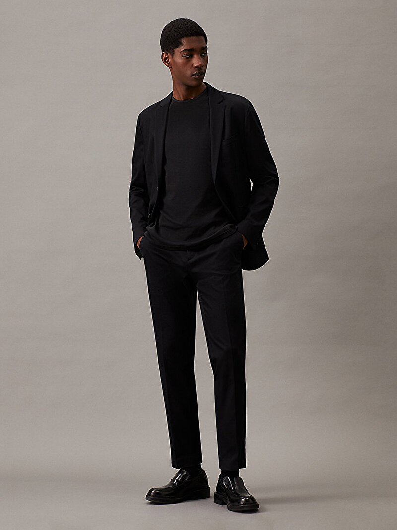 Calvin Klein Siyah Renkli Erkek Washable Thermo Tech Blazer Ceket