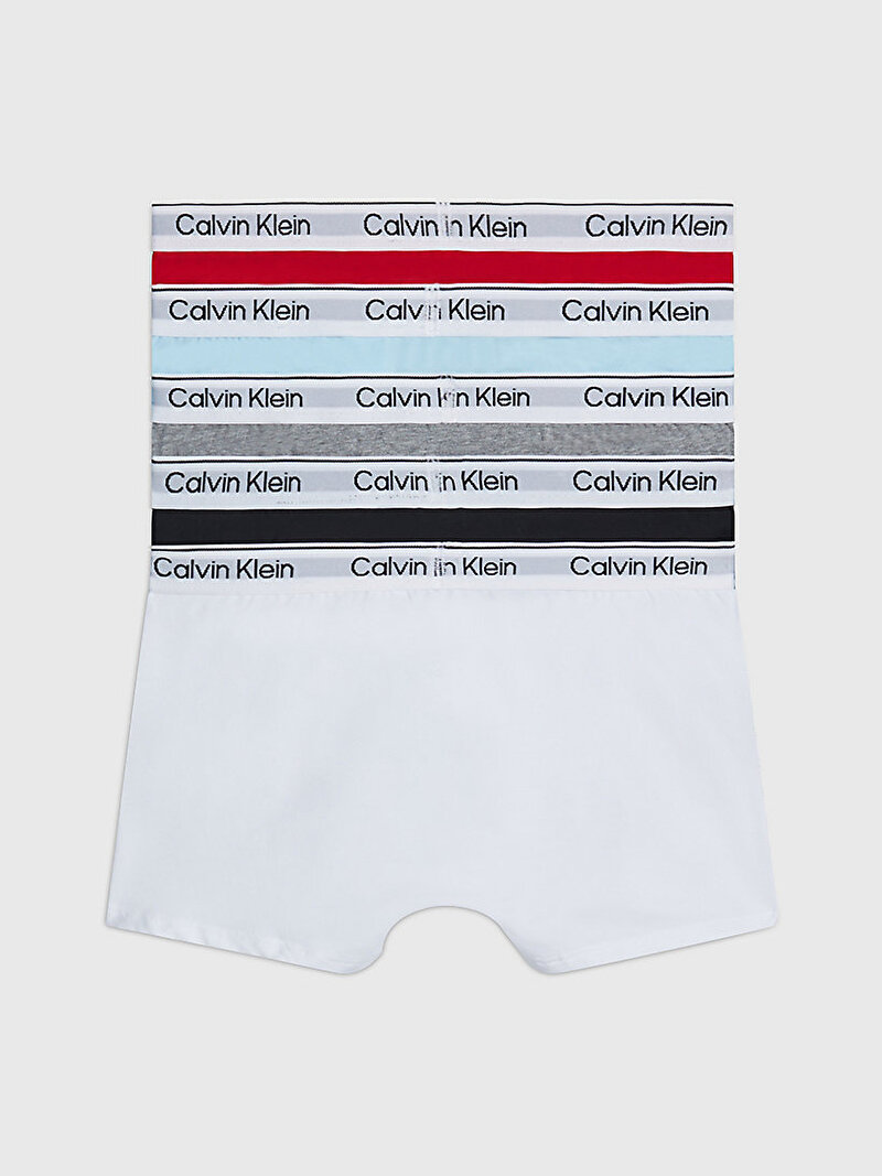 Calvin Klein Çok renkli Renkli Erkek Çocuk 5'Li Trunk Boxer