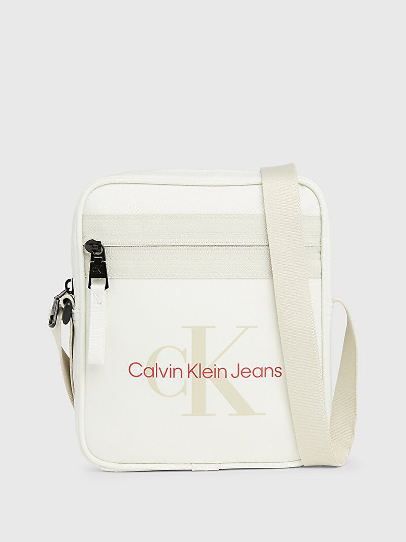 Calvin Klein Beyaz Renkli Erkek Sport Reporter Çanta