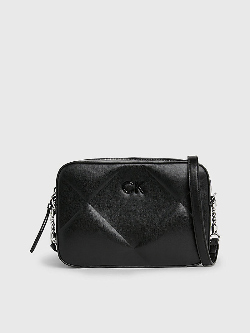 Calvin Klein Siyah Renkli Kadın Quilt Camera Çanta