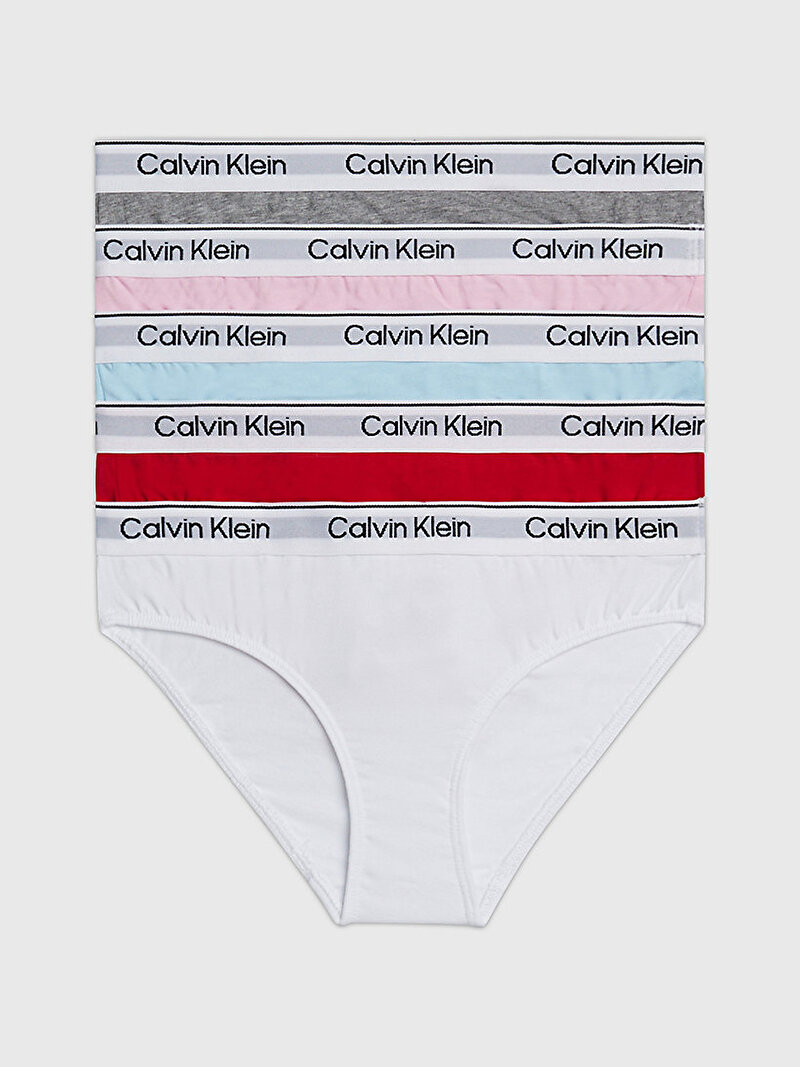 Calvin Klein Çok renkli Renkli Kız Çocuk 5'Li Bikini Külot