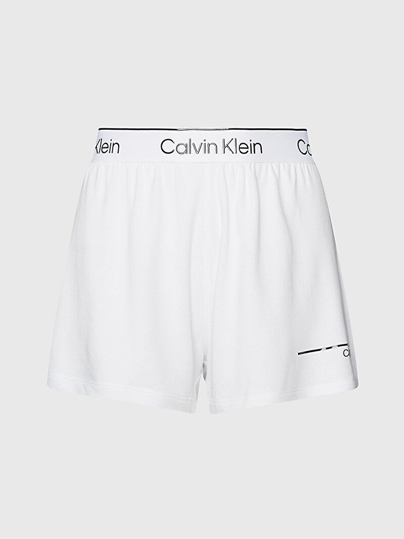 Calvin Klein Beyaz Renkli Kadın Relaxed Şort