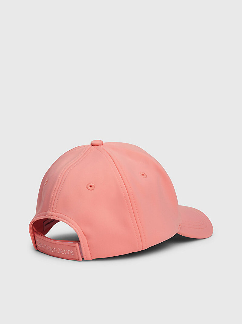 Calvin Klein Turuncu Renkli Kız Çocuk Embossed Monogram Şapka