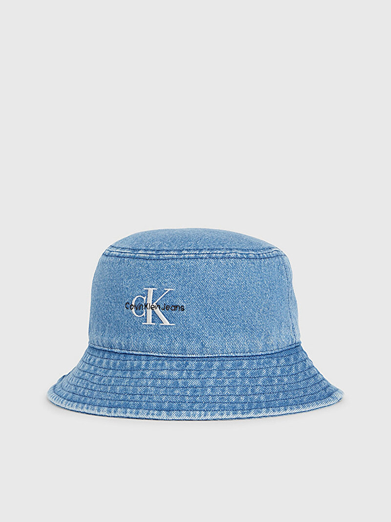 Calvin Klein Mavi Renkli Kadın Denim Bucket Şapka