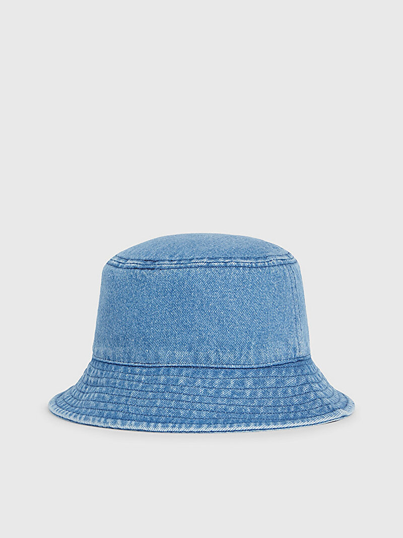 Calvin Klein Mavi Renkli Kadın Denim Bucket Şapka