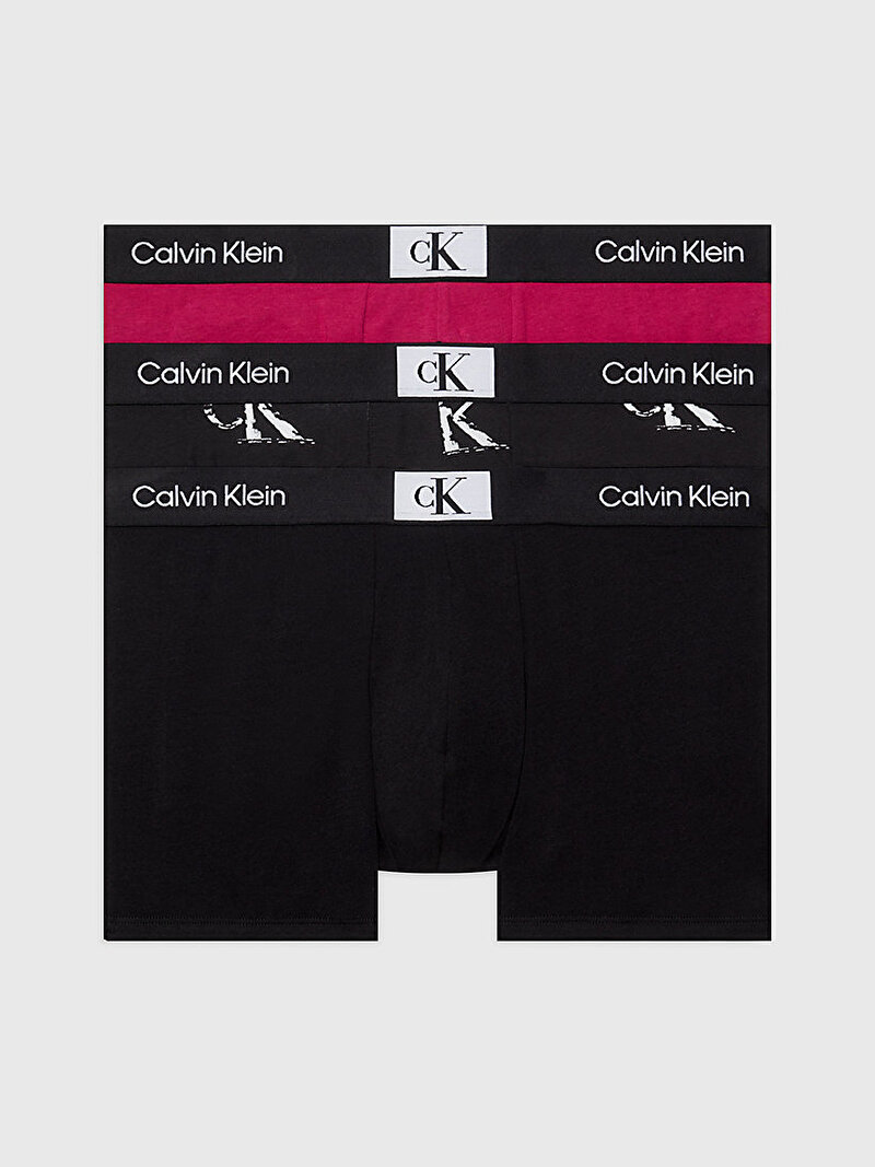 Calvin Klein Çok renkli Renkli Erkek 3'Lü Trunk Boxer
