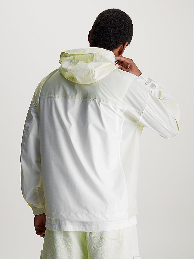 Calvin Klein Beyaz Renkli Erkek Technical Blocking Ceket