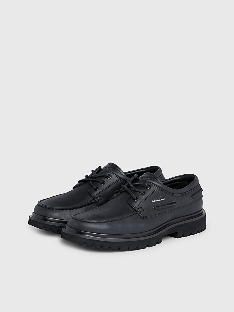 Calvin Klein Siyah Renkli Erkek Hybrid Boat Ayakkabı