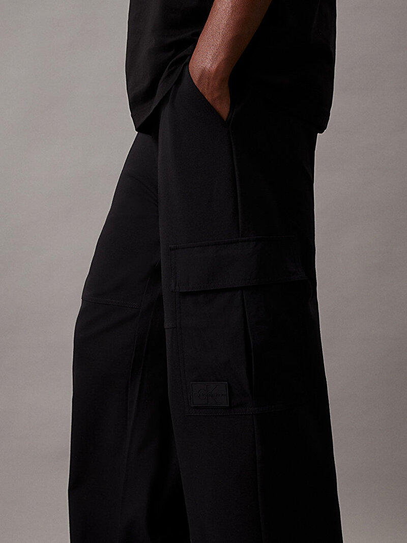 Calvin Klein Siyah Renkli Erkek Milano Cargo Pantolon