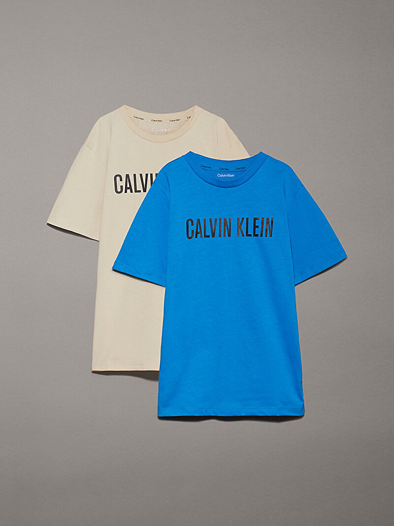 Calvin Klein Çok renkli Renkli Erkek Çocuk 2'Li T-Shirt