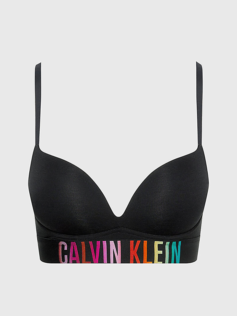 Calvin Klein Siyah Renkli Kadın Push Up Plunge Bralet