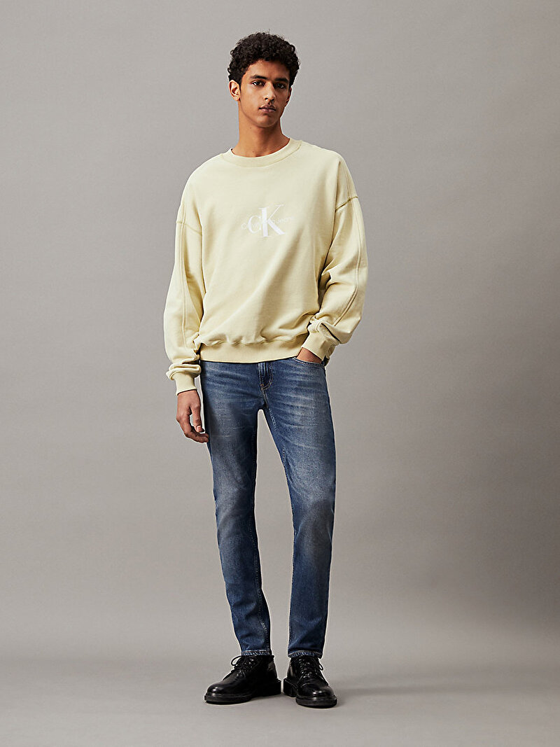 Calvin Klein Mavi Renkli Erkek Slim Jean Pantolon
