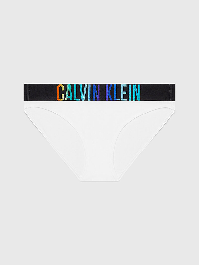 Calvin Klein Beyaz Renkli Kadın Bikini Külot - Pride