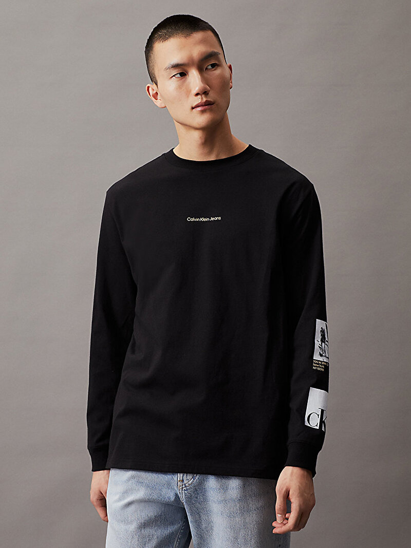 Calvin Klein Siyah Renkli Erkek Multi Graphic T-Shirt