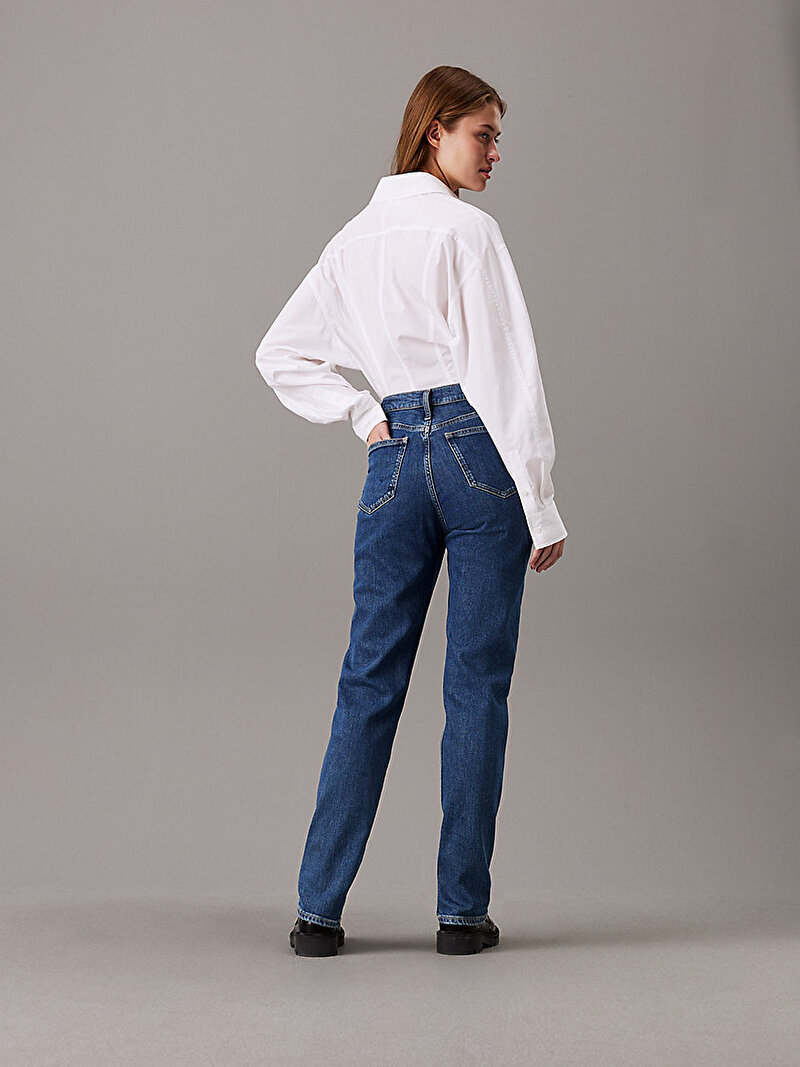 Calvin Klein Mavi Renkli Kadın Authentic Slim Jean Pantolon